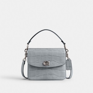 Bolsas Crossbody Coach Cassie Crossbody Bag 19 Feminino Prateadas Cinzentas Azuis | ZUCJMPG-69