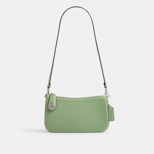 Bolsas De Ombro Coach Penn Shoulder Bag Feminino Prateadas | NBSXTWJ-35