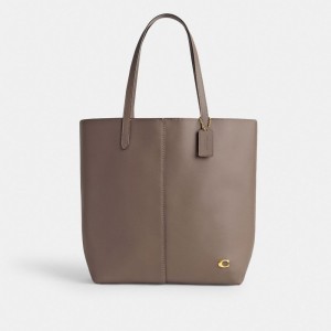 Bolsas Tote Coach North Tote Feminino Cinzentas Escuro | DSLMXKG-50