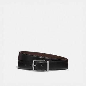 Cintos Coach Harness Buckle Cut To Size Reversible Belt, 32 Mm Masculino Pretas Marrom | RKYGCIX-34