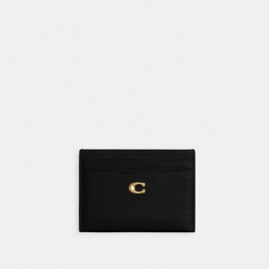 Estojo De Cartão Coach Essential Card Case Feminino Pretas | GRYTXHC-78