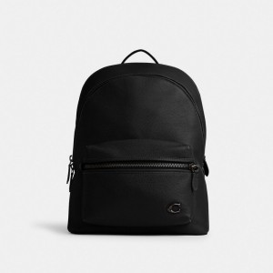 Mochilas Coach Charter Backpack Masculino Pretas | THVOZBC-50