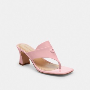 Sandálias Coach Bree Sandal Feminino Rosa | HYPQAGD-58