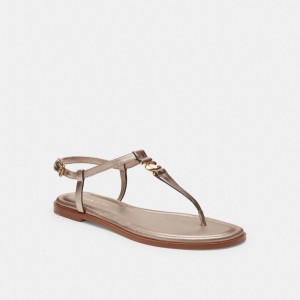 Sandálias Coach Jessica Sandal Feminino Multicoloridas | GZNHWCX-15