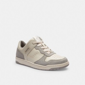 Sapatilhas Coach C201 Low Top Sneaker Feminino Cinzentas | ZMTHOYK-34