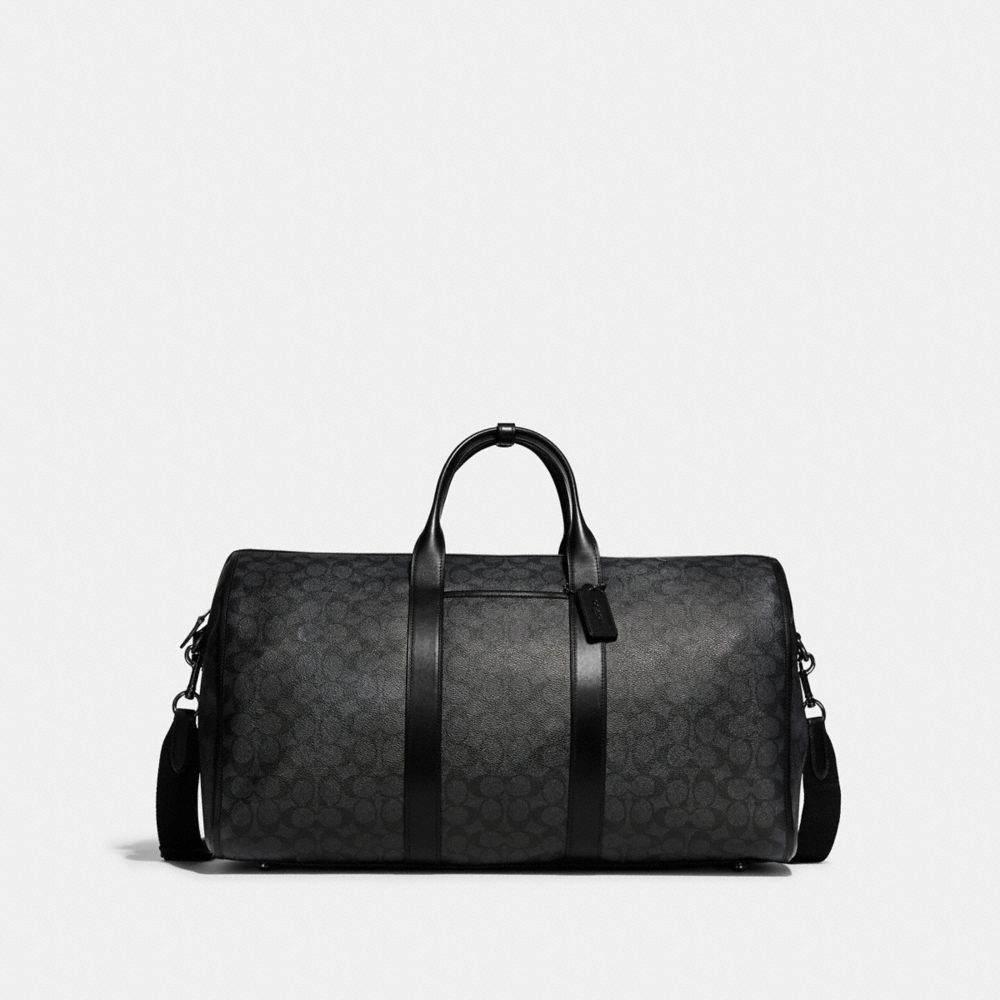 Bolsa De Viagem Coach Gotham Duffle Bag In Signature Canvas Masculino Pretas Cobre Cinzentas | ACZHEMB-09