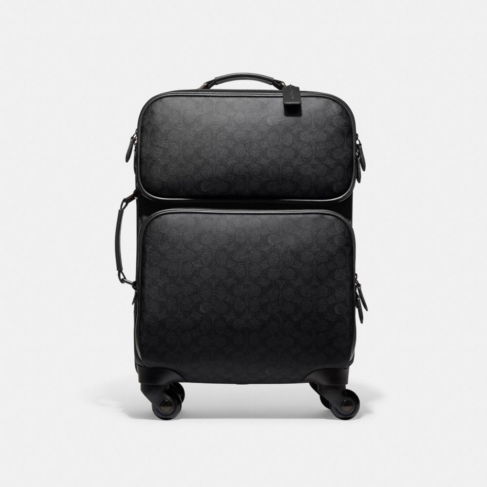 Bolsa De Viagem Coach Wheeled Carry On In Signature Canvas Masculino Cinzentas | MYRUNIT-42