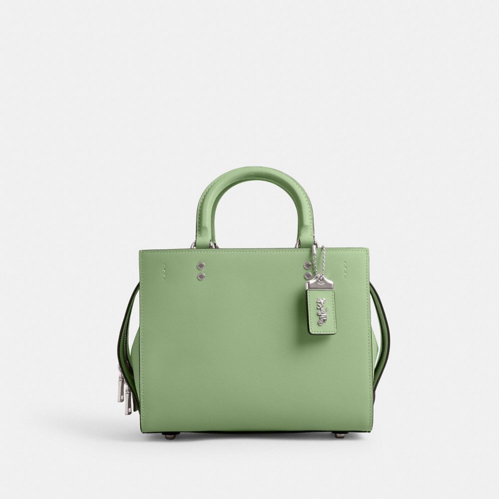 Bolsa Satchel Coach Rogue Bag 25 Feminino Prateadas | DTESBLR-73