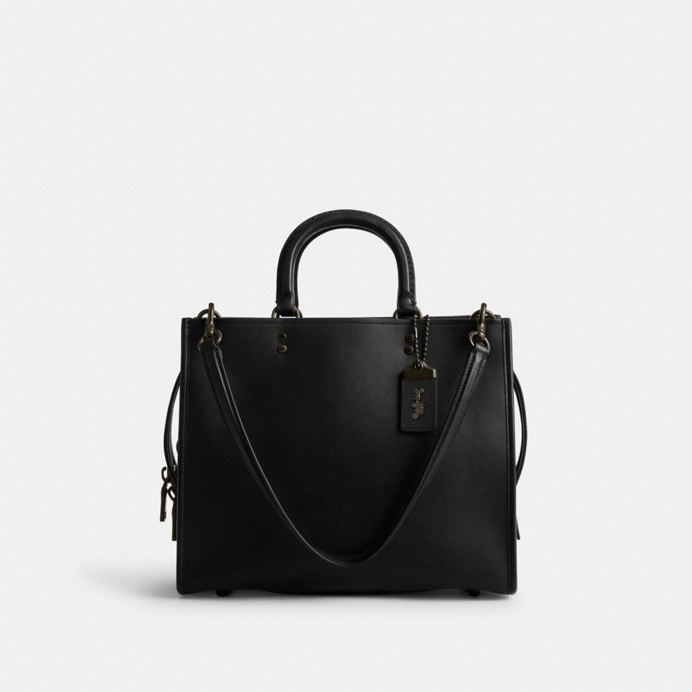 Bolsa Satchel Coach Rogue Bag Feminino Pretas Pretas | ILEOBJZ-24