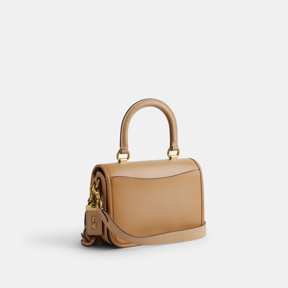 Bolsa Satchel Coach Rogue Top Handle Bag Feminino Bege | LSUOTGE-81