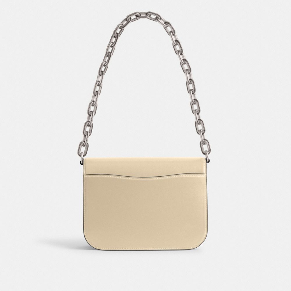 Bolsas De Ombro Coach Idol Bag Feminino Prateadas Branco | ARNPSJH-31