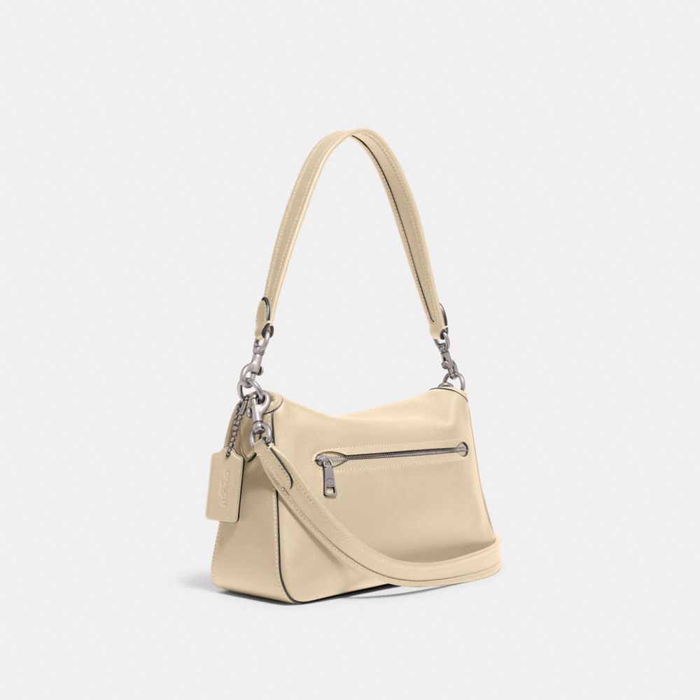 Bolsas De Ombro Coach Soft Tabby Shoulder Bag Feminino Prateadas Branco | MREQLUY-74