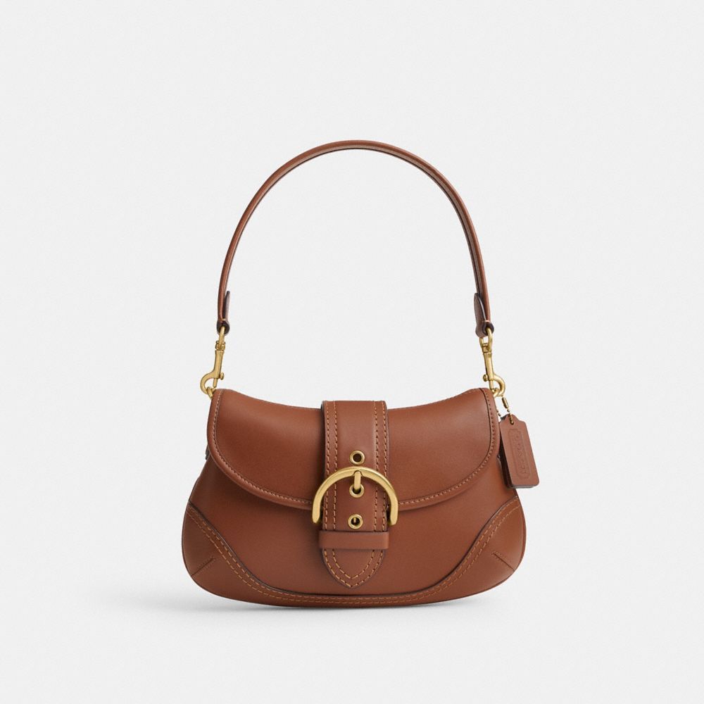 Bolsas De Ombro Coach Soho Bag In Regenerative Leather Feminino Multicoloridas | MKYEXQU-09