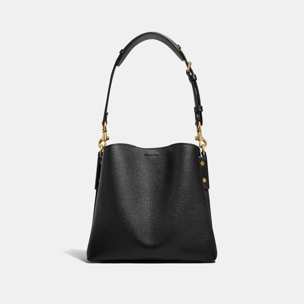 Bolsas De Ombro Coach Willow Bucket Bag Feminino Pretas | IDZOLBJ-50