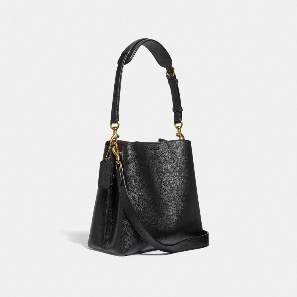 Bolsas De Ombro Coach Willow Bucket Bag Feminino Pretas | IDZOLBJ-50