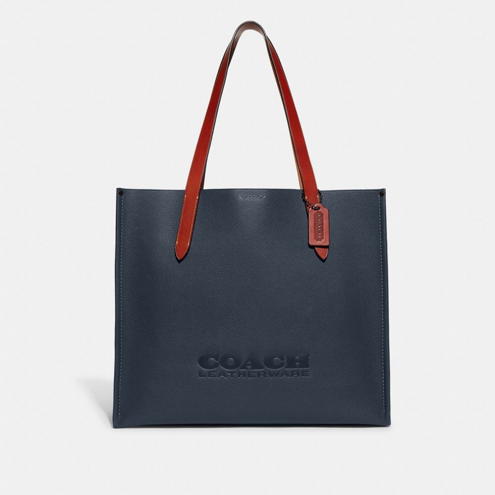 Bolsas Tote Coach Relay Tote Bag Feminino Azuis | MUSVLYB-39