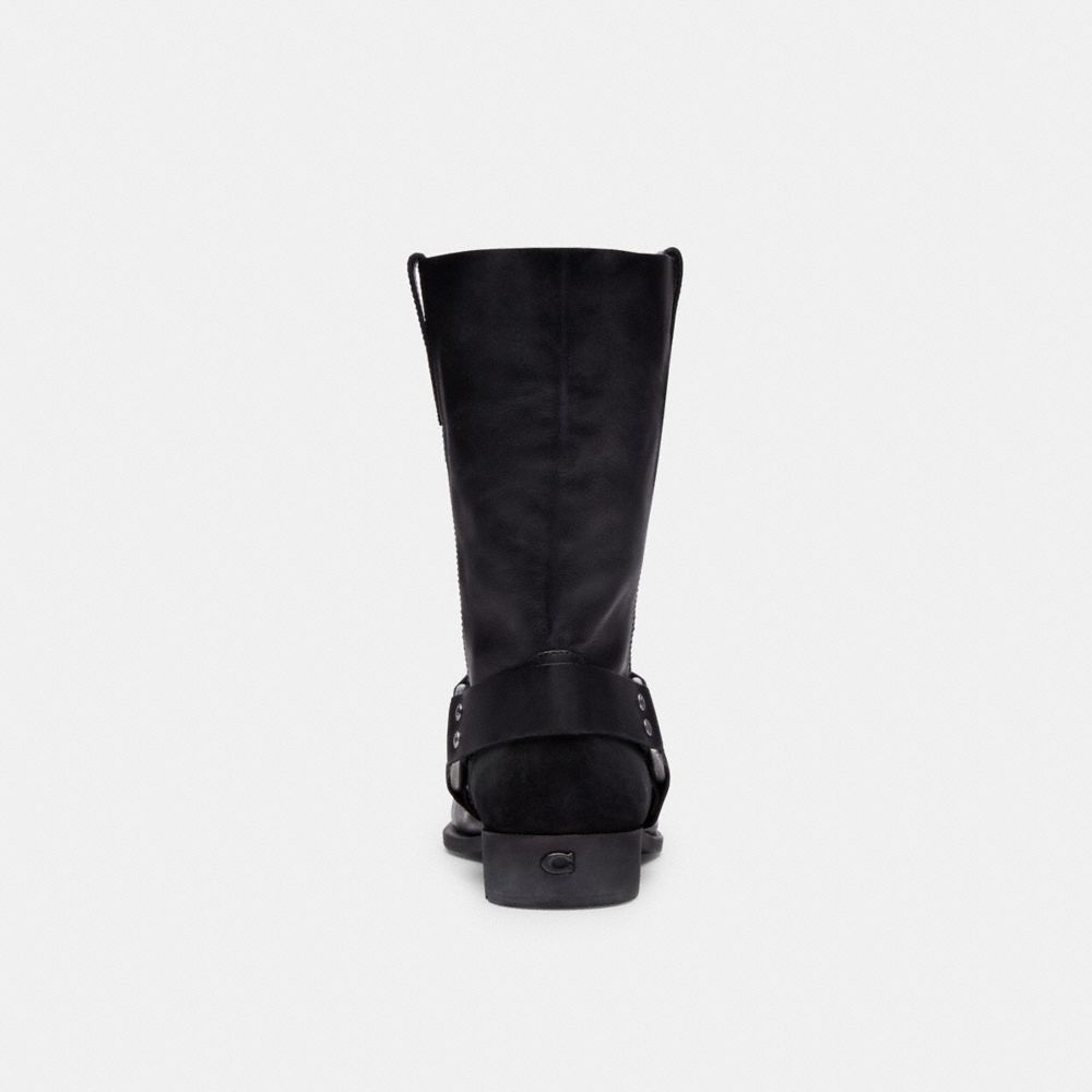 Botas Coach Tara Biker Boot Feminino Pretas | RLHIXKN-61