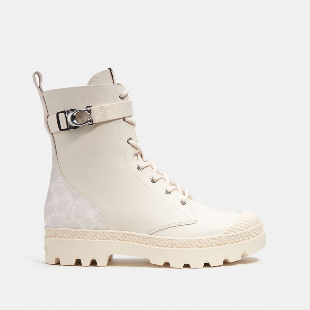 Botas Coach Tucker Boot With Signature Canvas Masculino Multicoloridas | ZFNWAHC-09