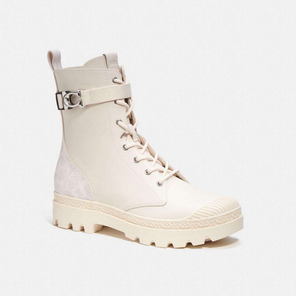 Botas Coach Tucker Boot With Signature Canvas Masculino Multicoloridas | ZFNWAHC-09