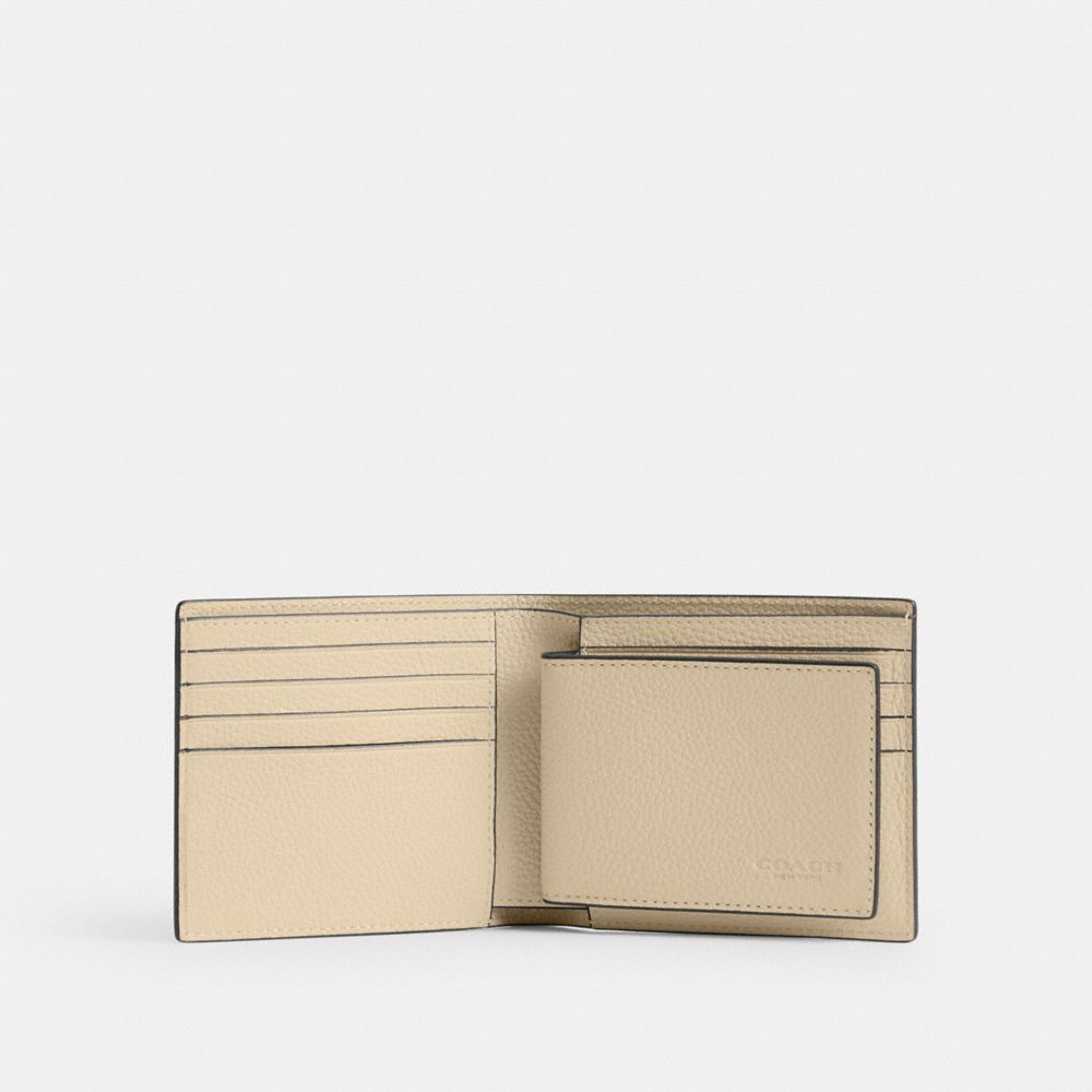 Carteiras Coach 3 In 1 Wallet Masculino Branco | RFMYVWJ-80