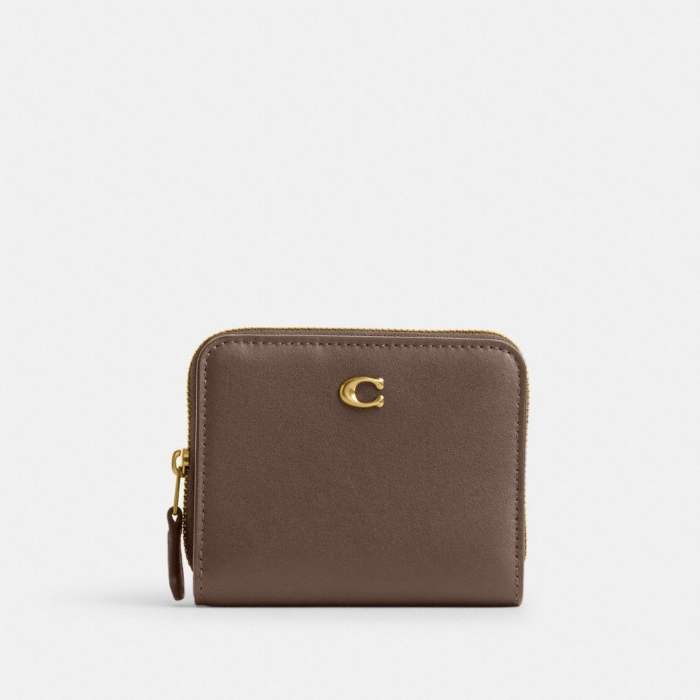 Carteiras Pequenas Coach Billfold Wallet Feminino Cinzentas Escuro | ETZYMHA-50