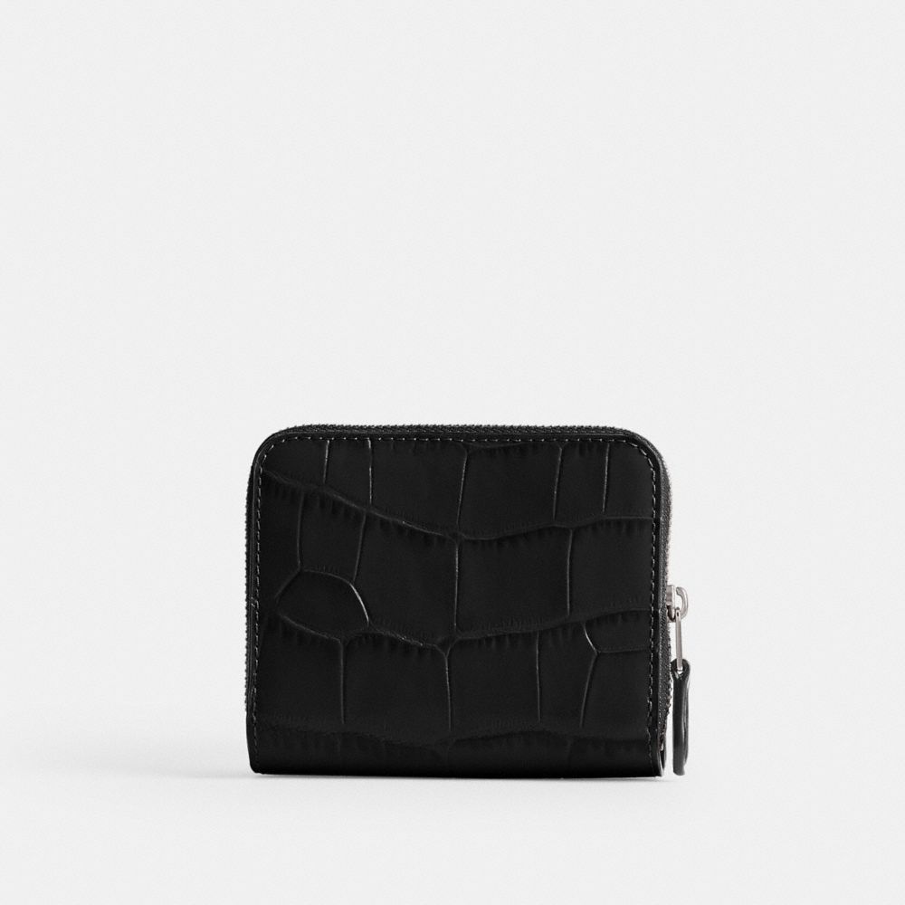 Carteiras Pequenas Coach Billfold Wallet Feminino Prateadas Pretas | GWXUZHO-35