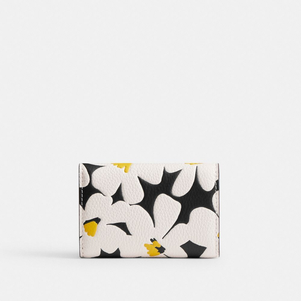 Carteiras Pequenas Coach Essential Mini Trifold Wallet With Floral Print Feminino Multicoloridas | SMKIUNL-97