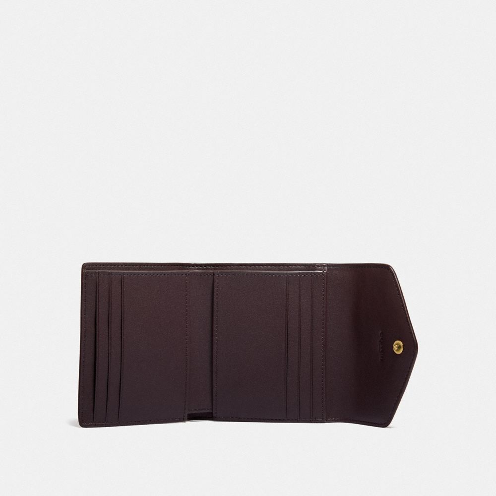 Carteiras Pequenas Coach Wyn Small Wallet In Colorblock Feminino Cinzentas Marrom Multicoloridas | KORGUNP-29