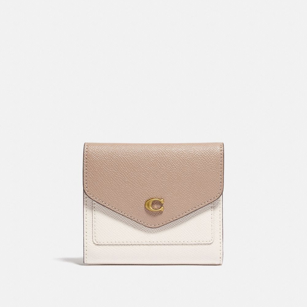 Carteiras Pequenas Coach Wyn Small Wallet In Colorblock Feminino Cinzentas Marrom Multicoloridas | KORGUNP-29