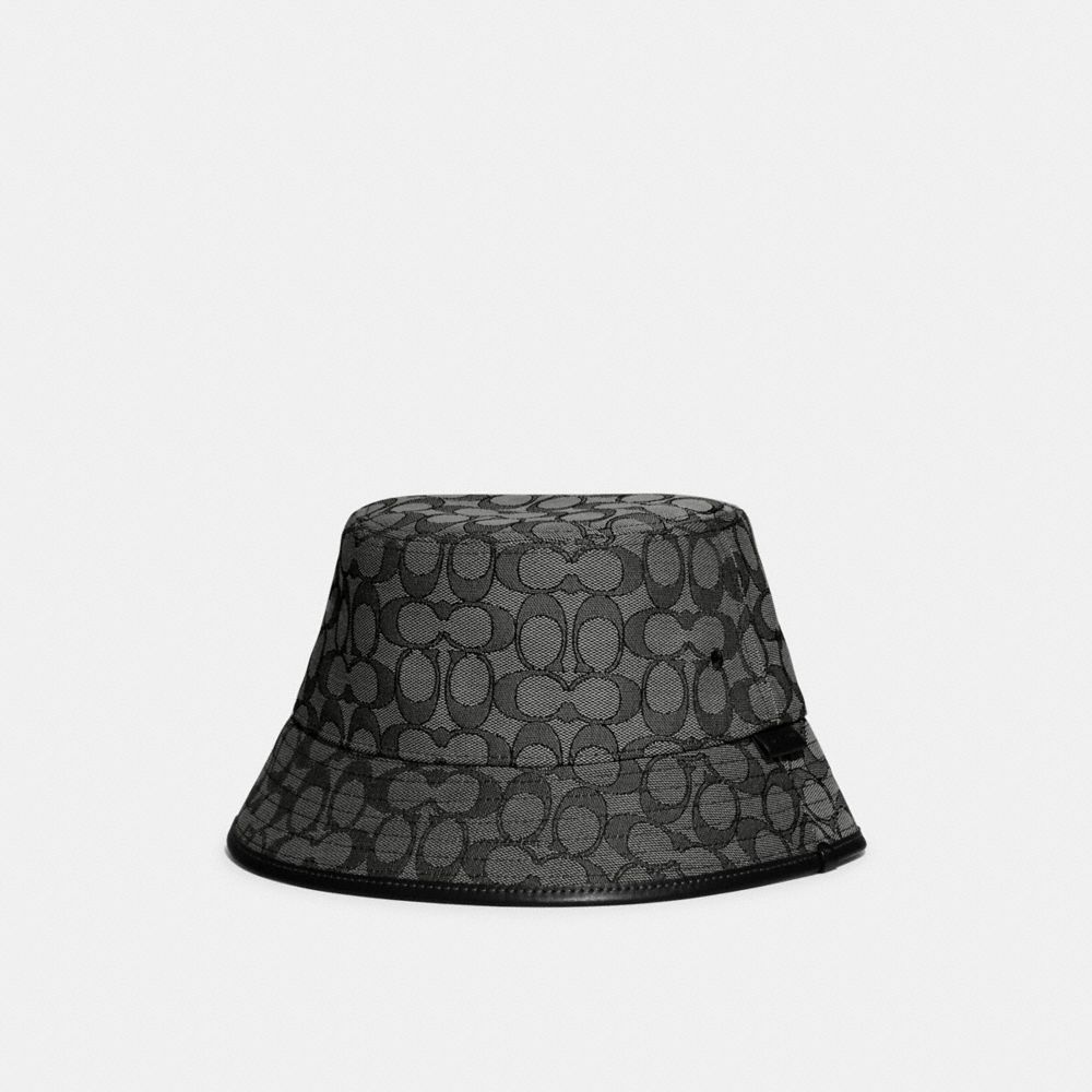 Chapeus Coach Signature Jacquard Bucket Hat Feminino Cinzentas | TYSMJBN-43