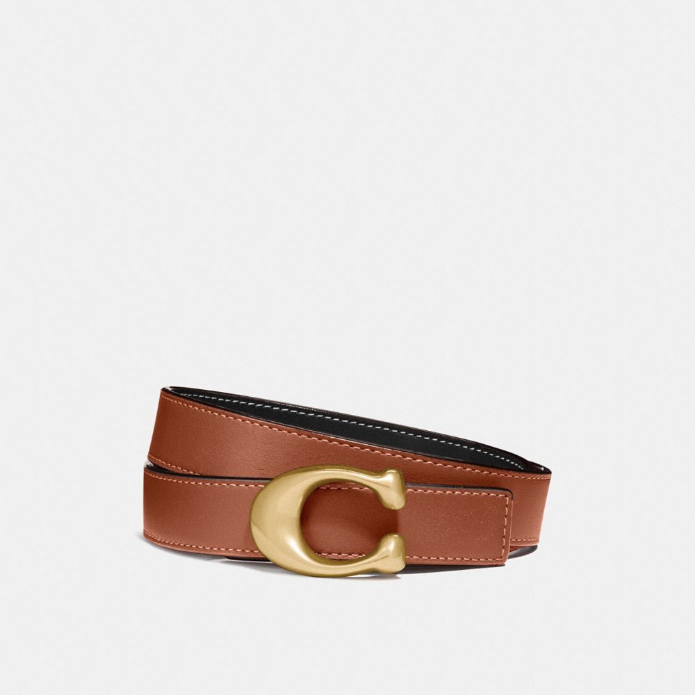 Cintos Coach C Hardware Reversible Belt, 25 Mm Feminino Pretas | ZJAPDGH-76