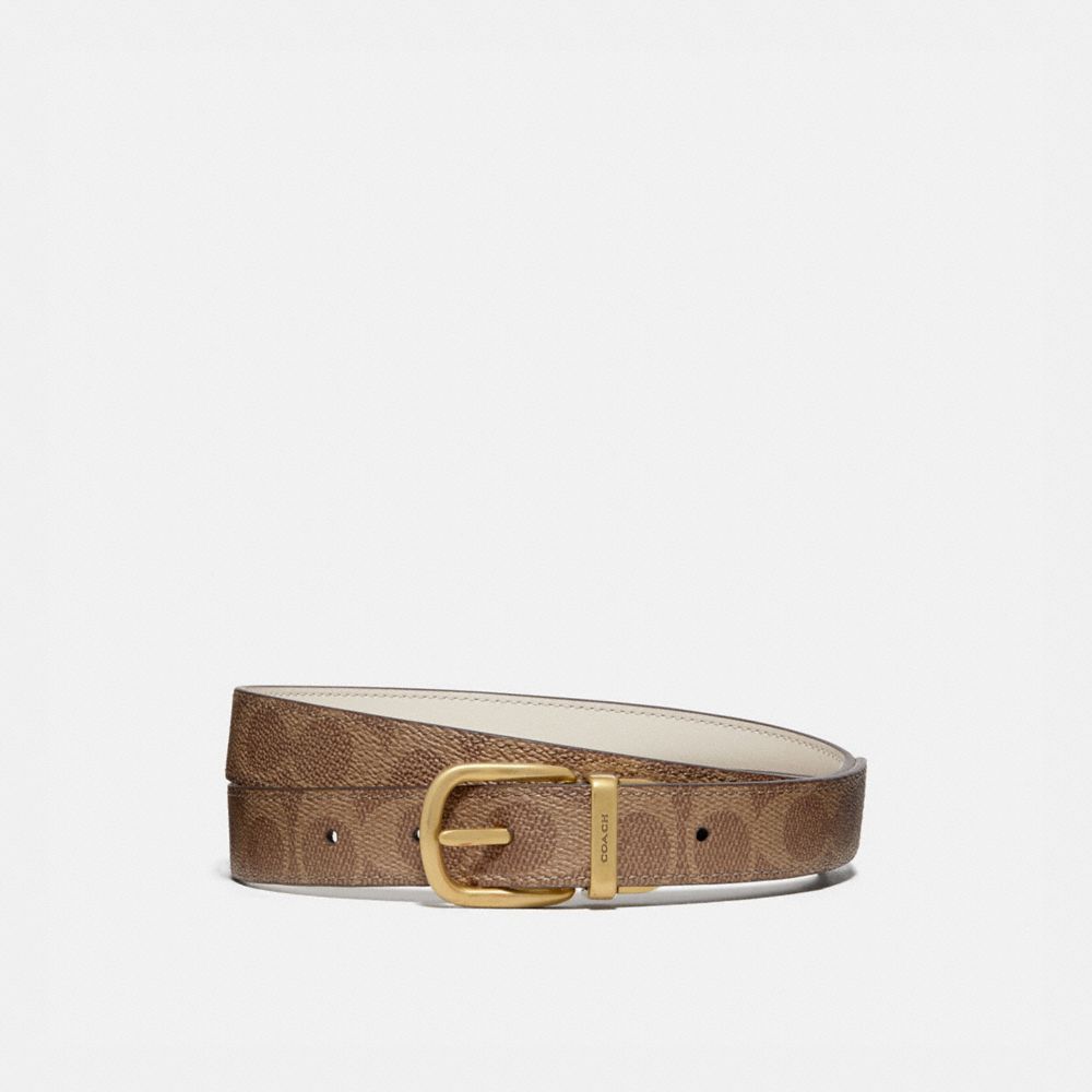 Cintos Coach Harness Buckle Reversible Belt, 25 Mm Feminino Marrom | TCXAMOB-81