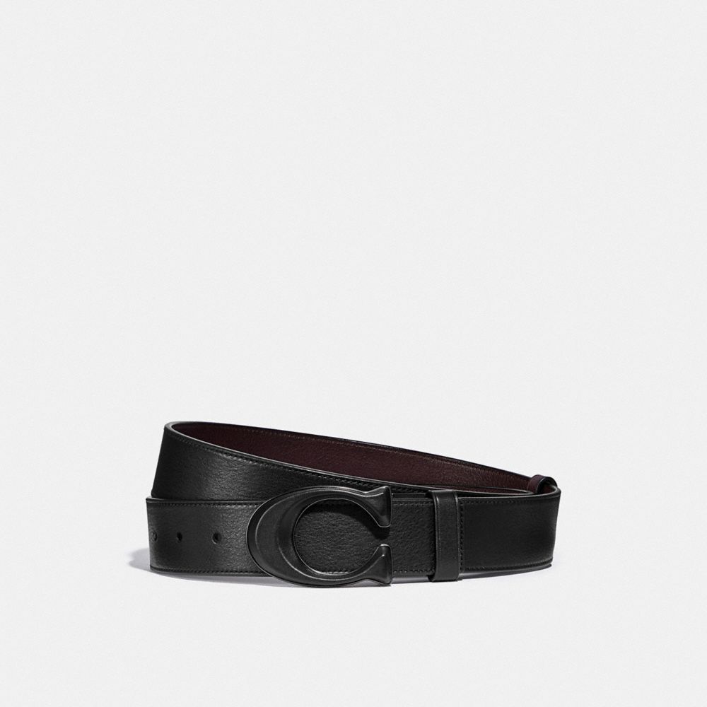 Cintos Coach Signature Buckle Cut To Size Reversible Belt, 38 Mm Masculino Pretas | FLZWONQ-74