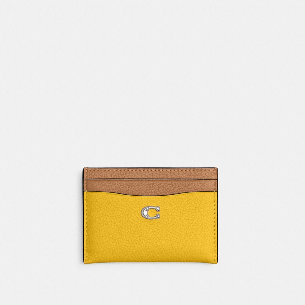 Estojo De Cartão Coach Essential Card Case In Colorblock Feminino Prateadas Multicoloridas | UAILGKQ-56