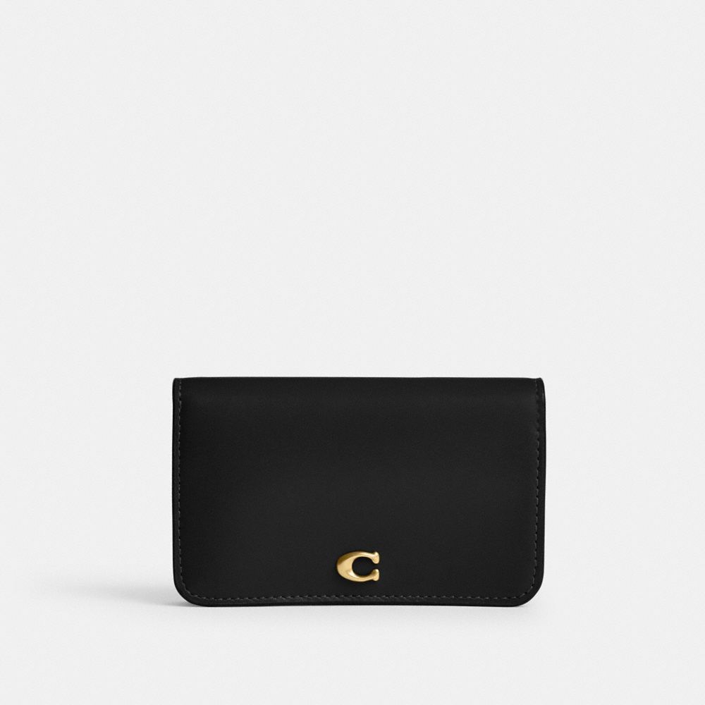 Estojo De Cartão Coach Essential Slim Card Case Feminino Pretas | HXNADEP-45