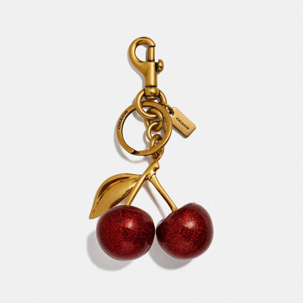 Jóias Coach Cherry Bag Charm Feminino Vermelhas | CIWHAOB-10