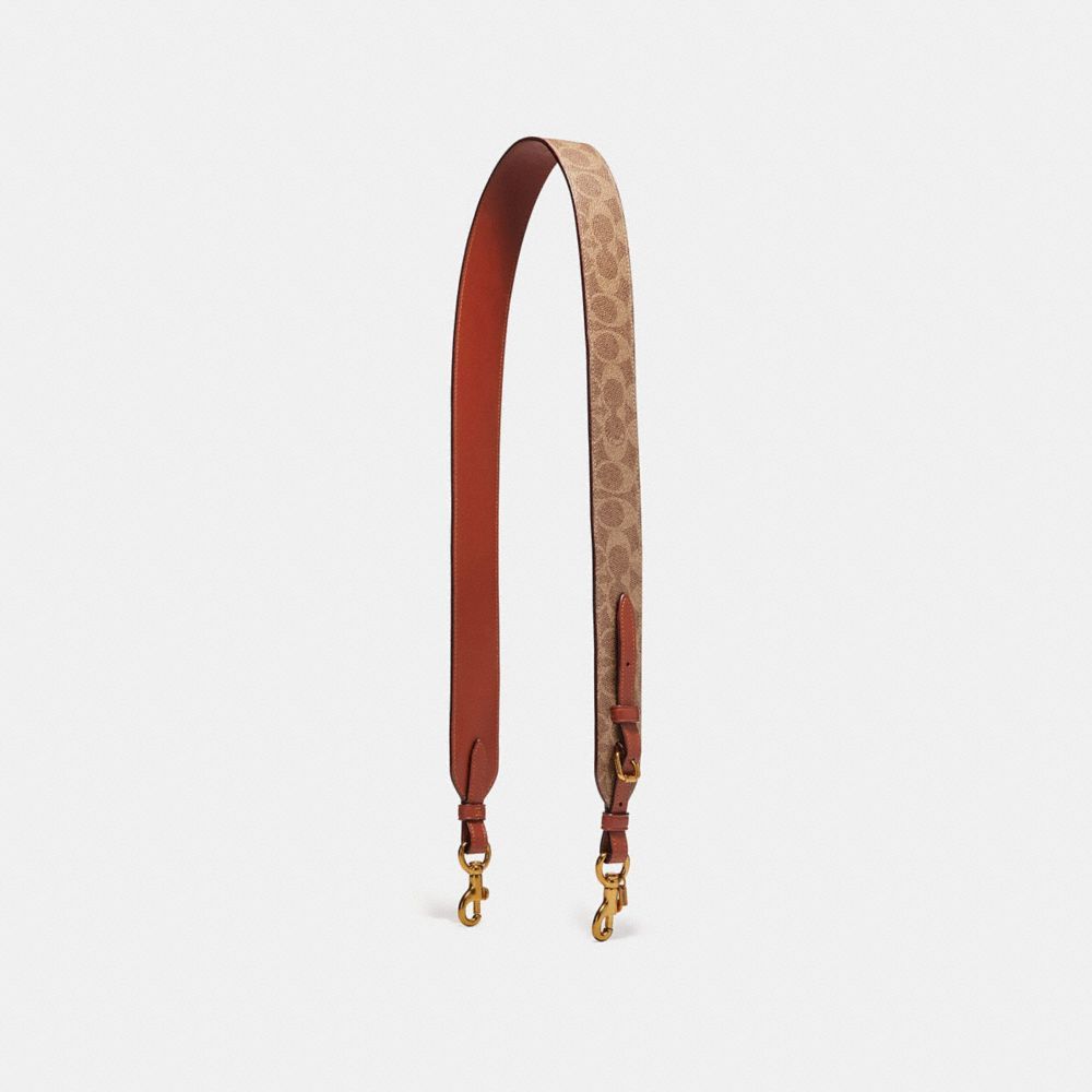 Jóias Coach Strap In Signature Canvas Feminino Vermelhas | FVCDXHZ-98