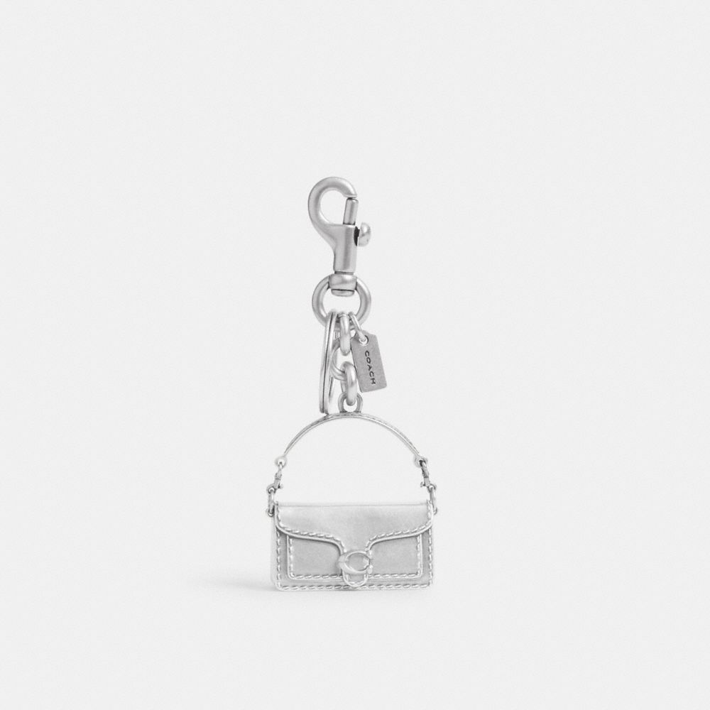 Jóias Coach Tabby Bag Charm Feminino Prateadas Prateadas | UPDWHOB-02