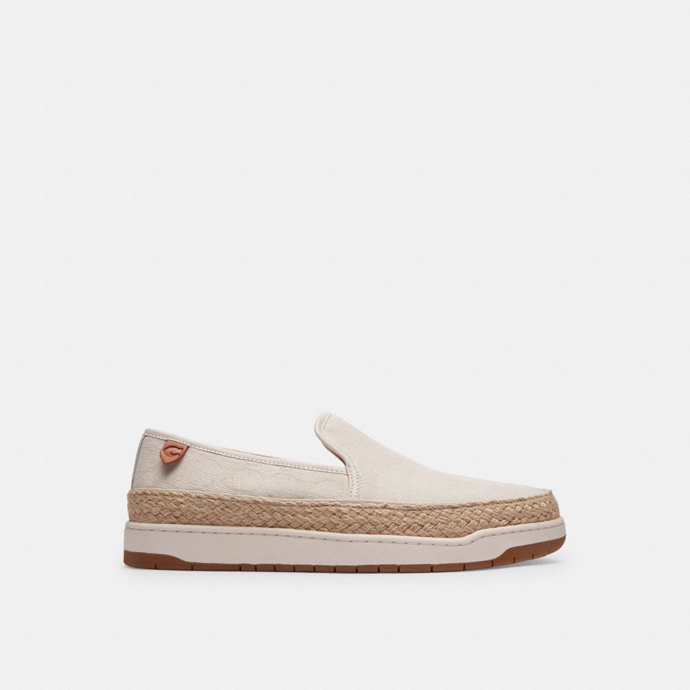 Mocassins Coach Miles Espadrille In Signature Jacquard Masculino Multicoloridas | TZCOLWH-03