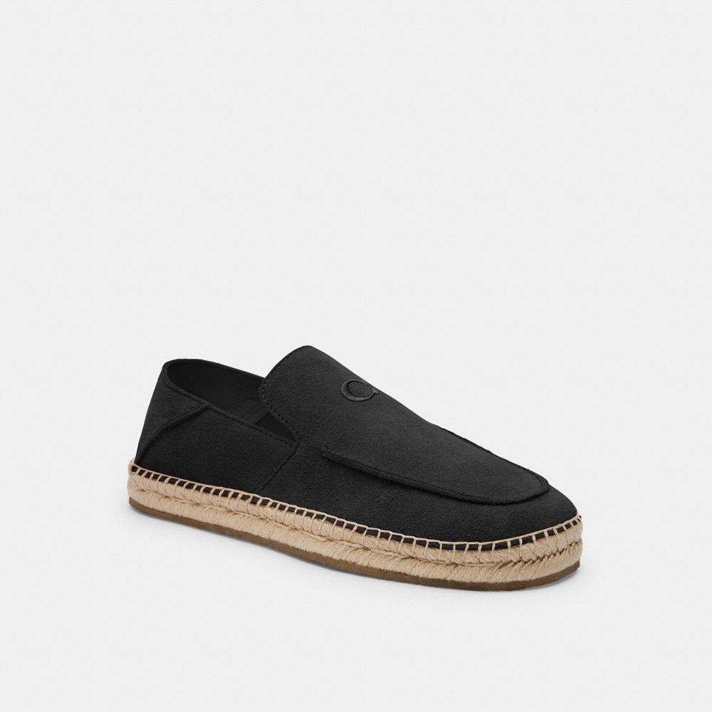 Mocassins Coach Reilly Espadrille Masculino Pretas | GRQVMEK-97