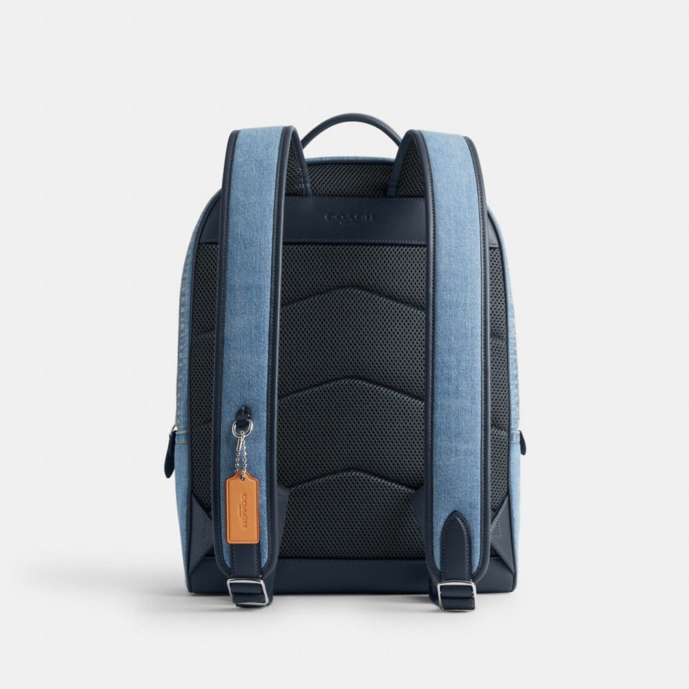 Mochilas Coach Charter Backpack Masculino Azuis Azul Anil Azuis | JFQETKO-29