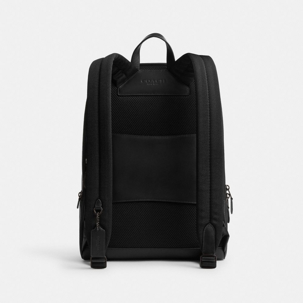 Mochilas Coach Gotham Backpack Masculino Pretas | YTDLXIN-18