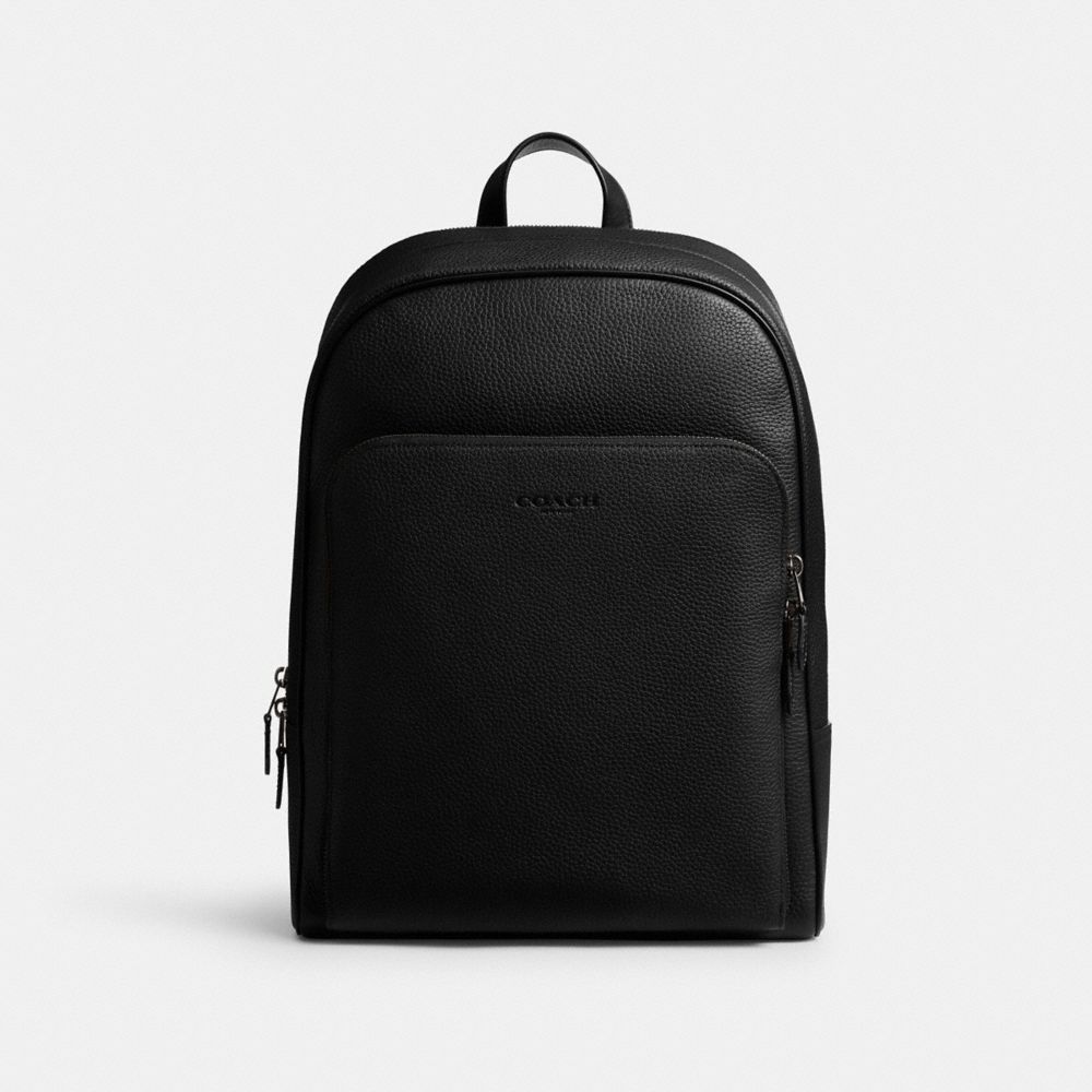 Mochilas Coach Gotham Backpack Masculino Pretas | YTDLXIN-18