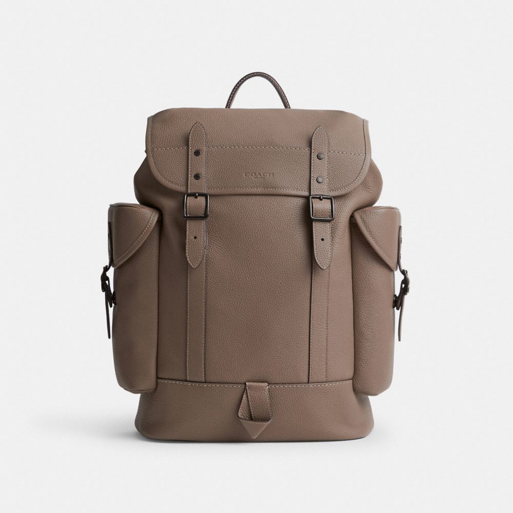 Mochilas Coach Hitch Backpack Masculino Cinzentas Escuro | EPJMRBO-31