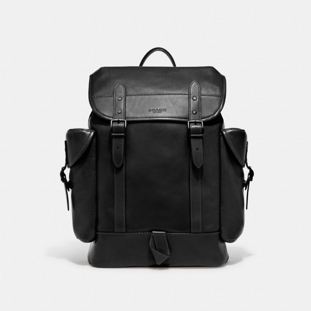 Mochilas Coach Hitch Backpack Masculino Pretas | BDCYONQ-89