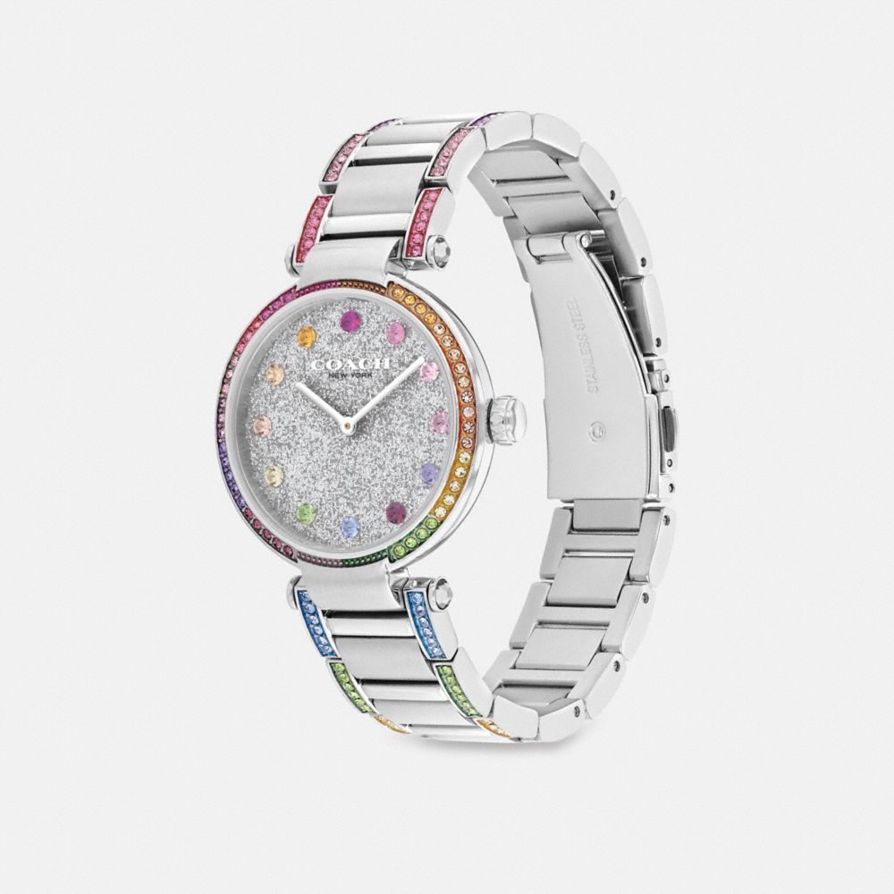 Relógios Coach Cary Watch, 34 Mm Feminino Cinzentas | FTQRENV-94