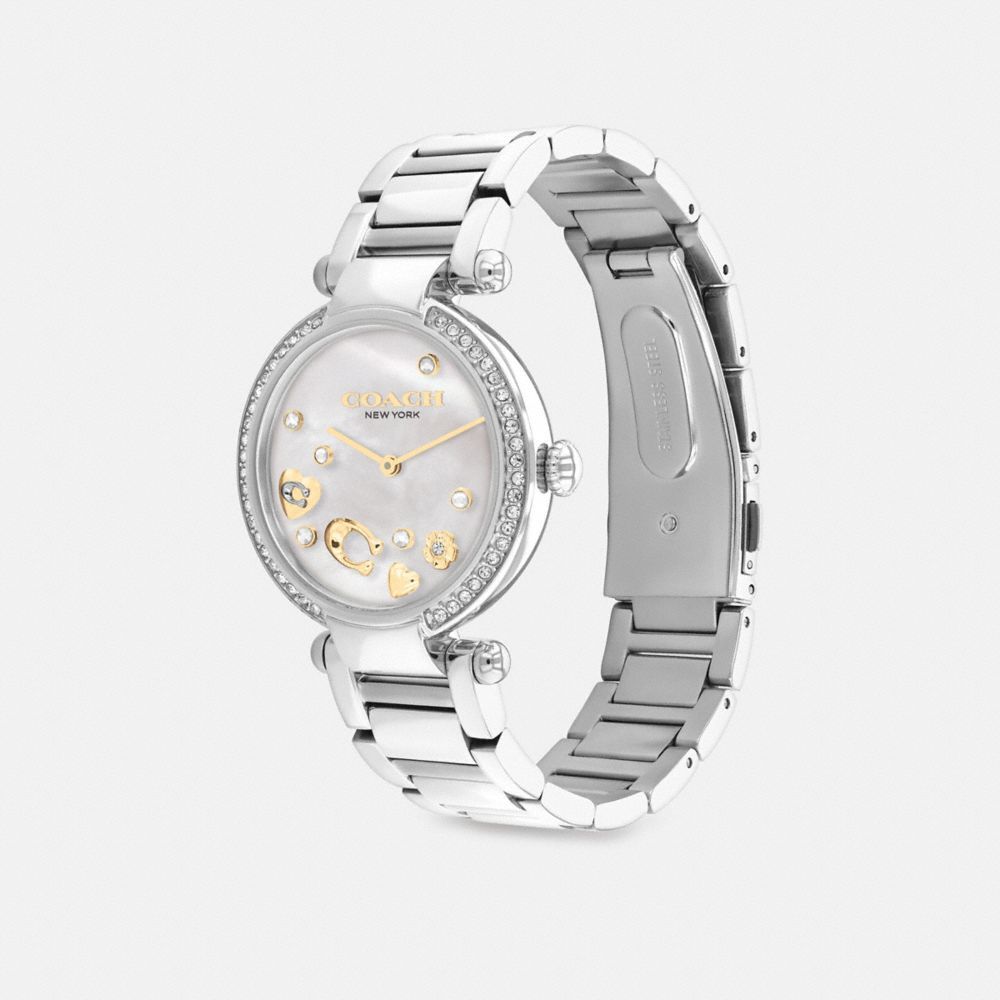 Relógios Coach Cary Watch, 34 Mm Feminino Cinzentas | HGILDKP-72