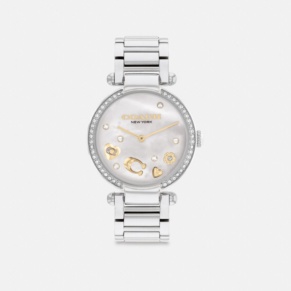 Relógios Coach Cary Watch, 34 Mm Feminino Cinzentas | HGILDKP-72