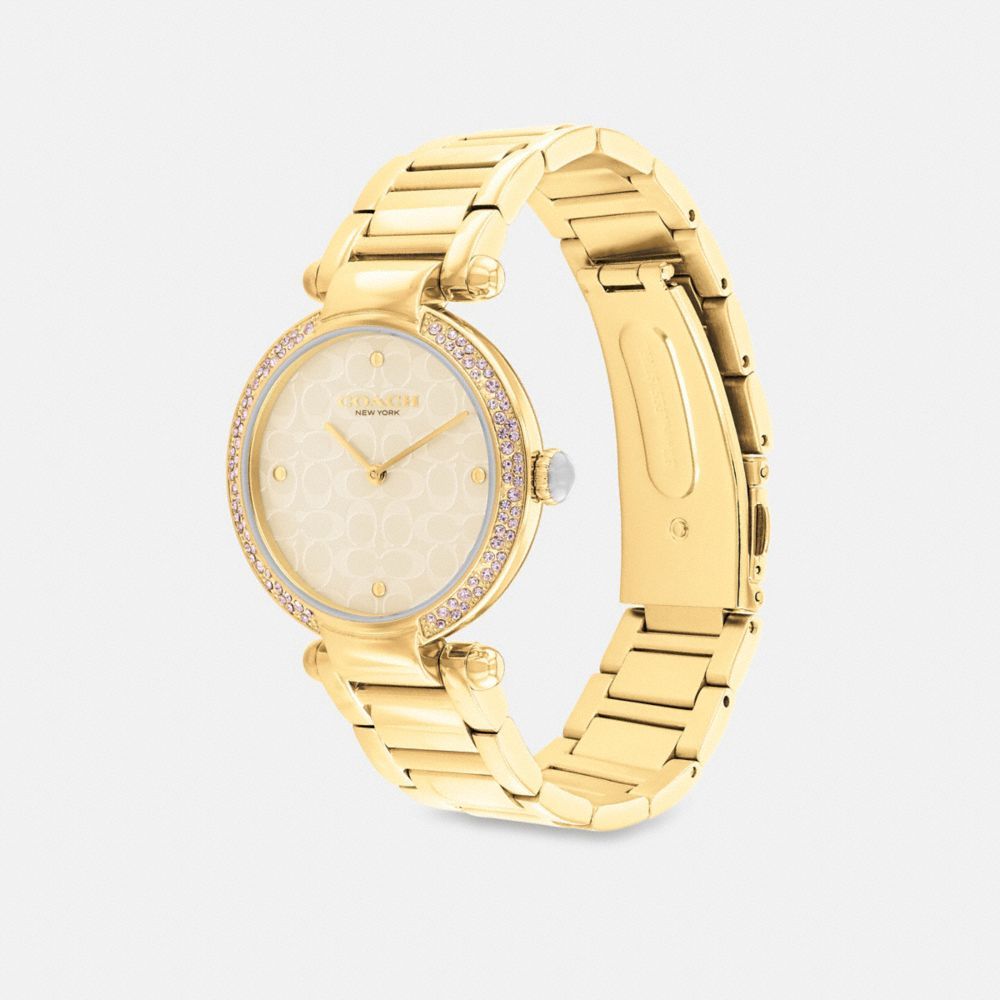 Relógios Coach Cary Watch, 34 Mm Feminino Douradas | ILFCXHS-15