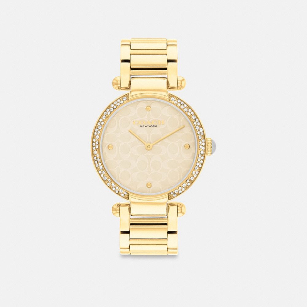 Relógios Coach Cary Watch, 34 Mm Feminino Douradas | ILFCXHS-15